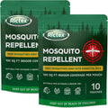Natural Mosquito Repellent Pouch, Plant Based Essential Oil Bug Repellent for Patio Backyard Camping Porch, No Spray Outdoor Mosquito Control Bags, Citronella Peppermint Lemongrass 2 Pack
