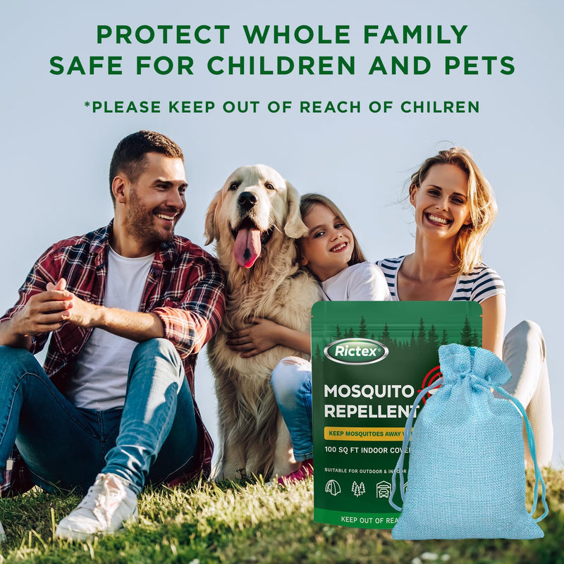 Mosquito Repellent Outdoor Patio & Yard: Natural Citronella & Peppermint Oil Pouches – Safe for Kids & Pets – Essential Oils Formula – Mosquitoes Repeller – Camping & Backyard 10 Pack – image 5